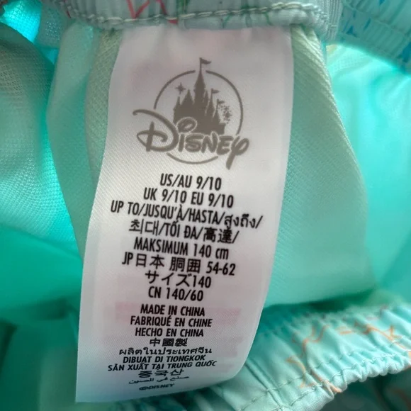 Disney Aqua Mickey Mouse Shorts - Picture 6 of 7